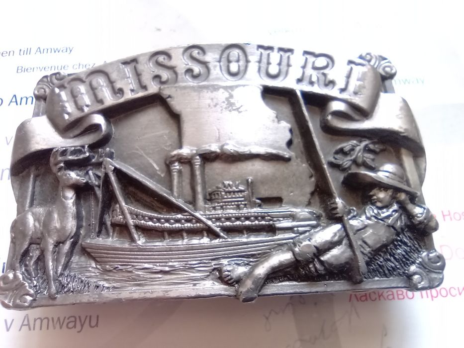 Оригінальна вінтажна пряжкаMissouri(бляха)