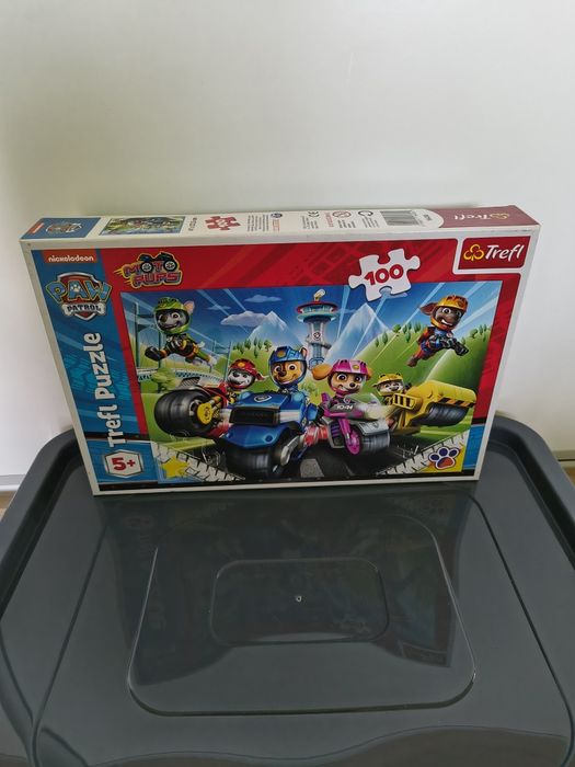 Trefl, puzzle, Psi Patrol na motorach, 100 elementów 5+