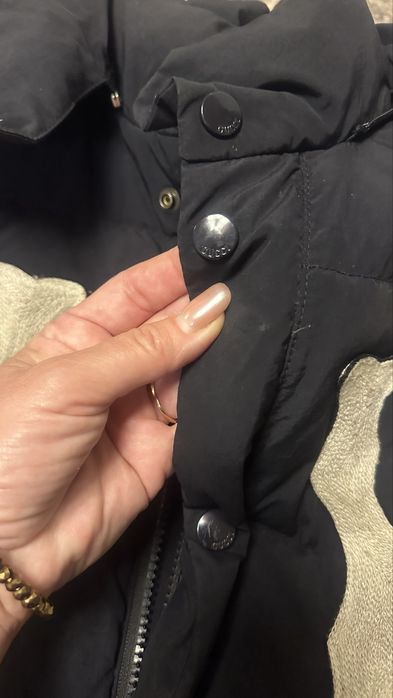 Зимнее пальто пуховик Gucci на мальчика 9-10 лет натуральный пух