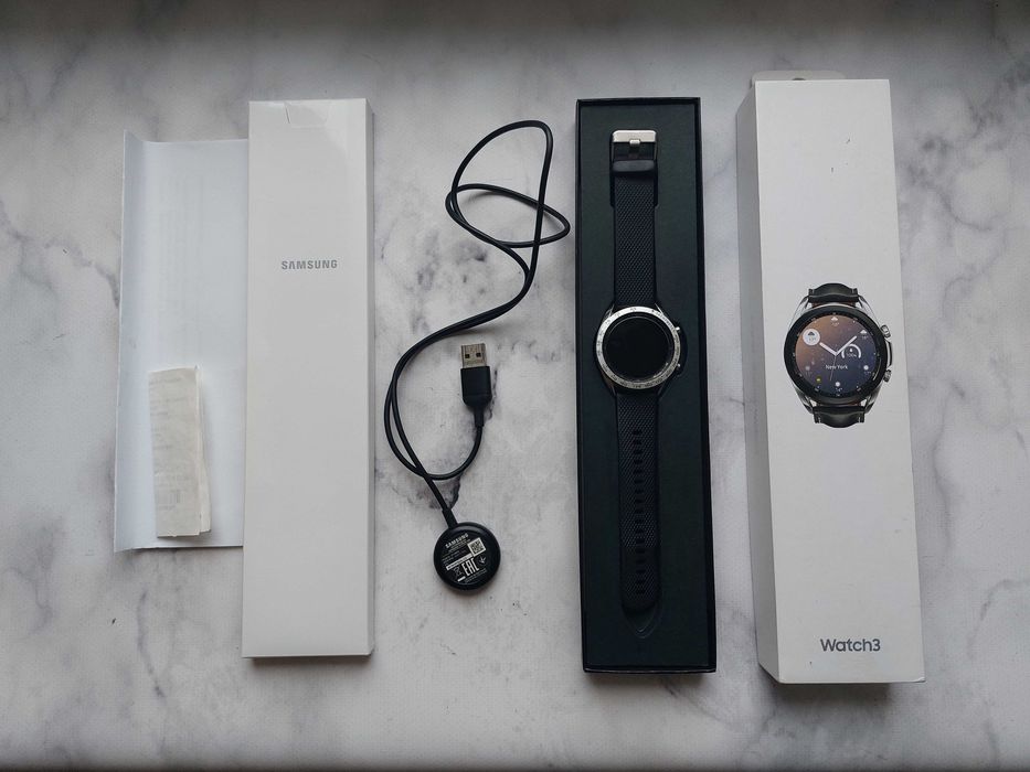 Смарт-годинник Samsung Galaxy Watch 3 R850 41mm Mystic Silver!