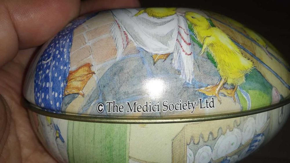 Великоднє Яйце Декор Пасхальное Яйцо Жестяная банка коробка шкатулка