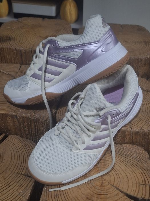 Adidas 38.5 nowe bez metek biały i fiolet
