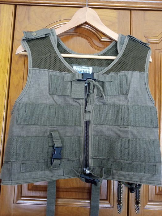 Colete táctico molle militar Exército Austríaco KAZ03 airsoft caça