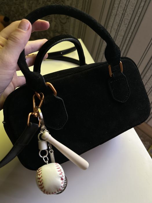 Замшева сумочка, сумка