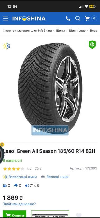 Демисезонные шины на штамповке r14