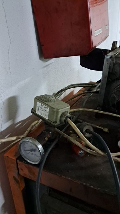 Caldeira de aquecimento a lenha com adaptador  a gasóleo