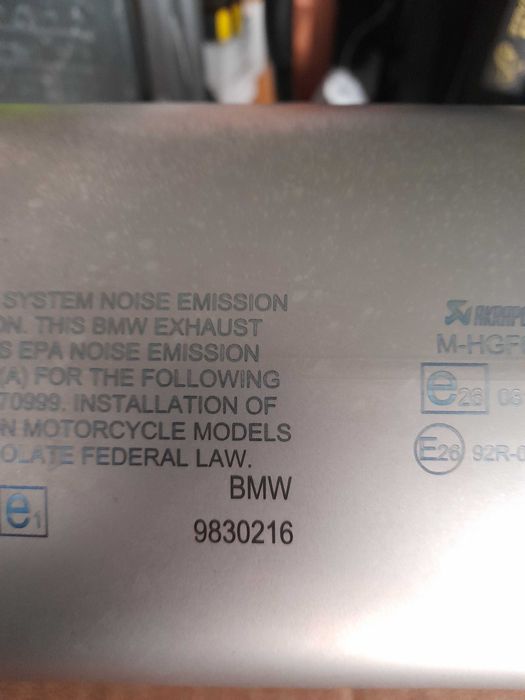 Escape akrapovic para BMW S100 RR a partir de 2018