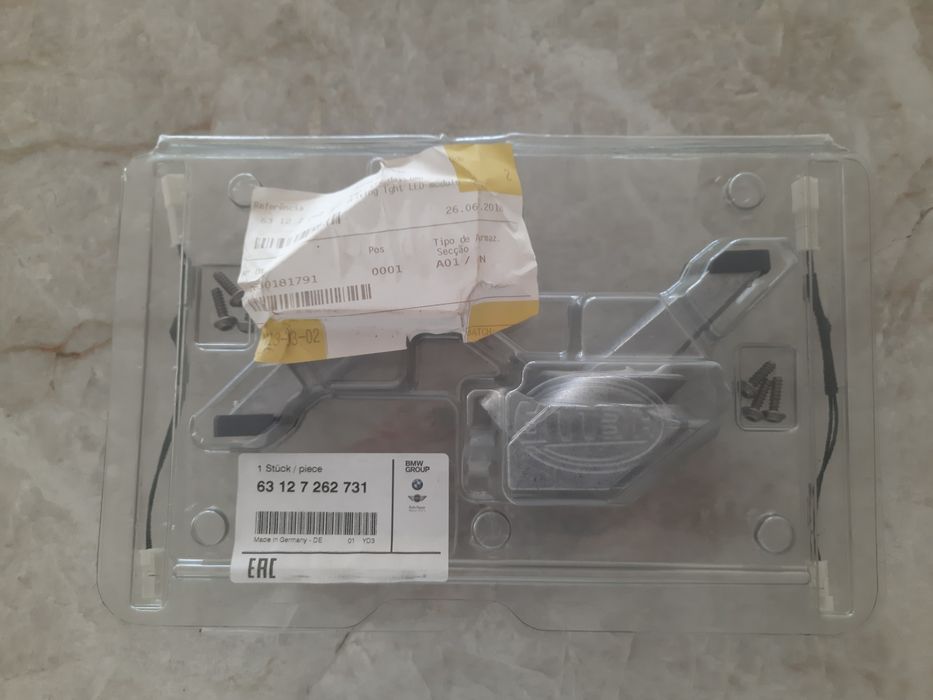 BMW F10 F11 Módulo LED Farol Angel Eyes Novo OEM 63127262731