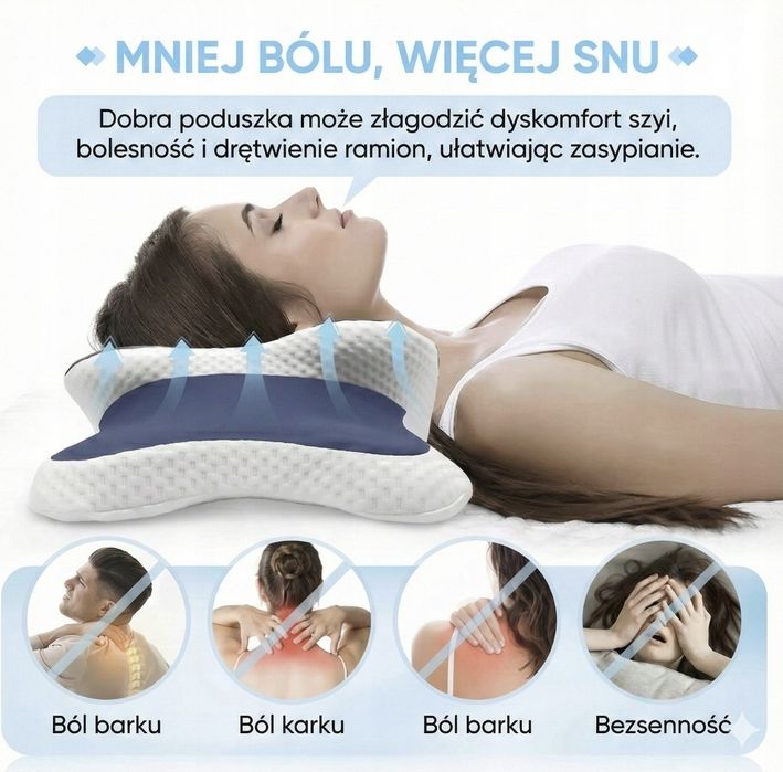 Ergonomiczna ortopedyczna poduszka Motyl
