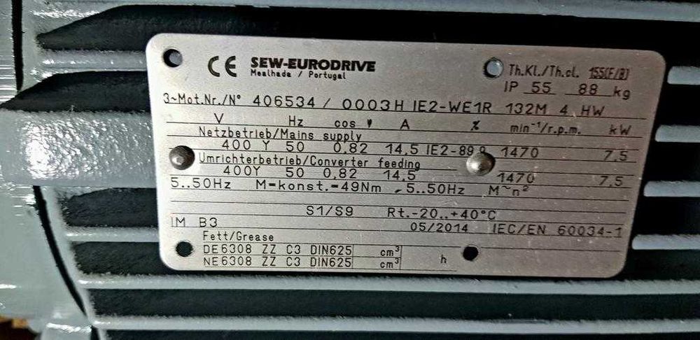 Motores elétricos SEW + Variador de Frequência