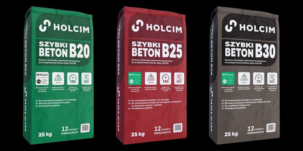 Cement workowany 25 kg beton wylewki piasek