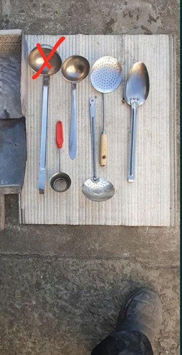 Ковш черпак нержкухонний