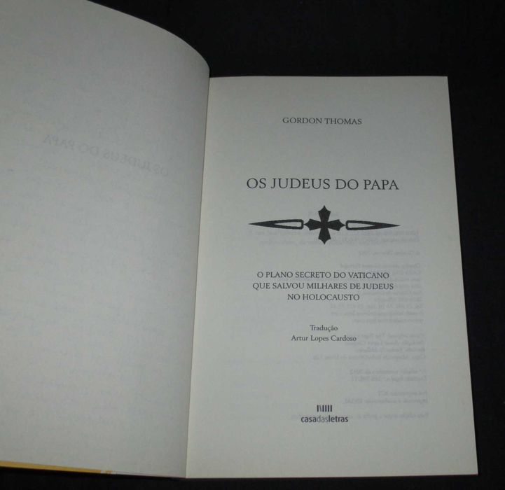 Livro Os Judeus do Papa Gordon Thomas
