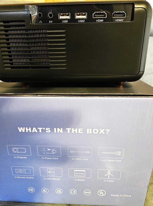 XUANPAD 2024 Ulepszony Projektor Bluetooth 5G WIFI-RD886B 110W 4K