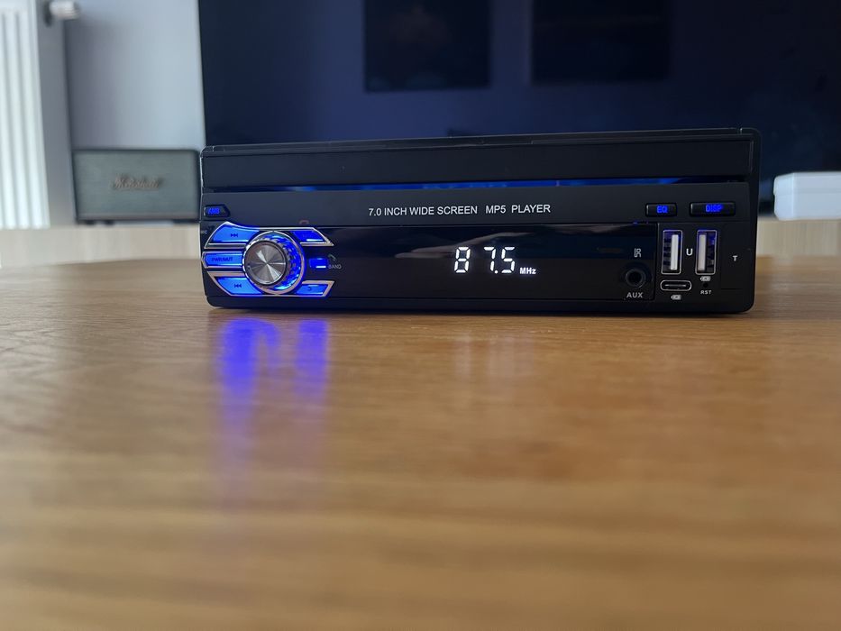 Radio Samochodowe 1 Din wysuwany ekran Android Auto/ CarPlay