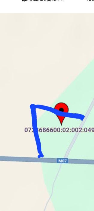 Продам земельну ділянку. Волинська область. На трасі М07 E373