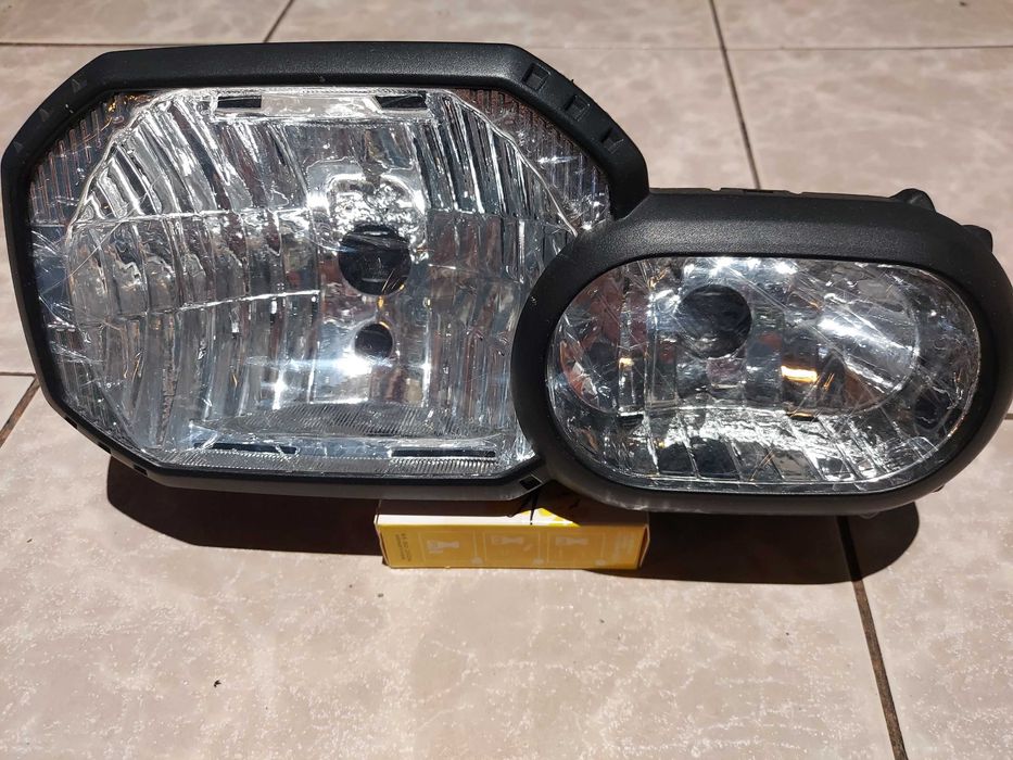 Lampa Przód Reflektor BMW F 650 F700 GS F800 Po Regeneracji Stan BDB