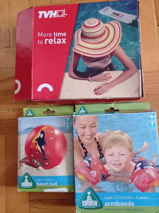 Надувной матрас. Нарукавники.