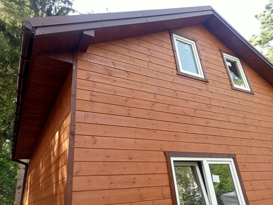 Sprzedam działkę z nowym całorocznym domkiem