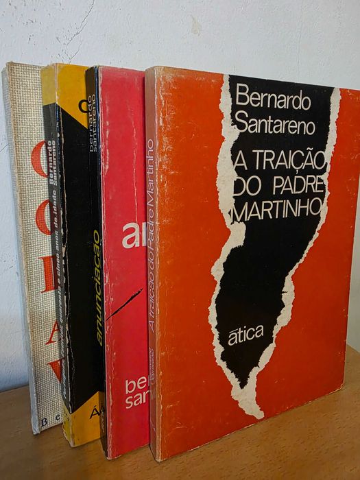 4 livros de Bernardo Santareno