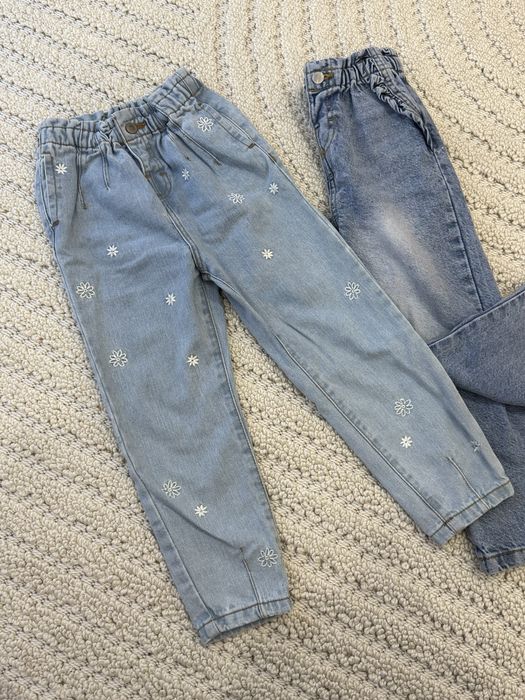 Джинси для дівчинки світлі та темні 110 см 4-5 років zara