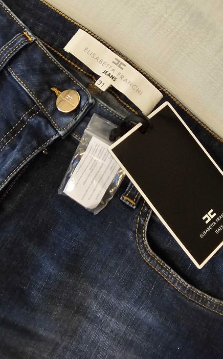 Elisabetta Franchi jeansy włoskie orginalne roz 31