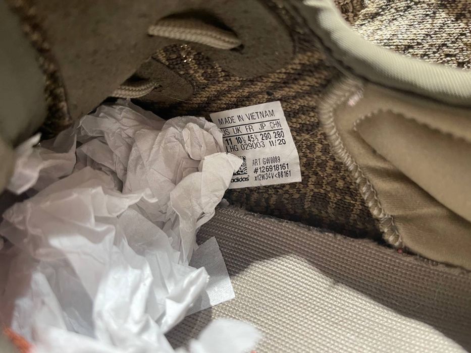 Adidas yeezy boost 350 v2 ash stone 45