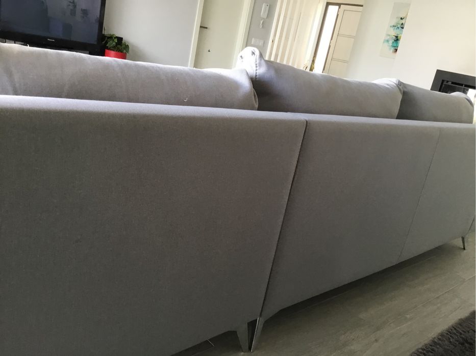 Venda de Sofa Chaise Long Cinzento (Usado)