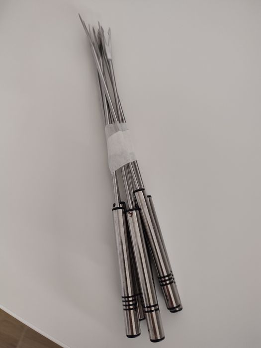 Fondue em aço inoxidável