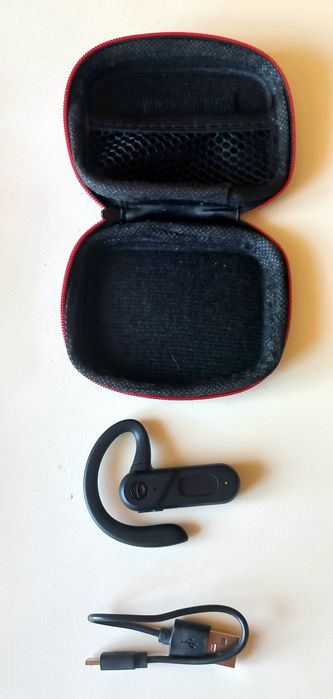 Продам нова Bluetooth гарнітура навушник з LED-дисплеєм заряду + жорсткий кейс KZ