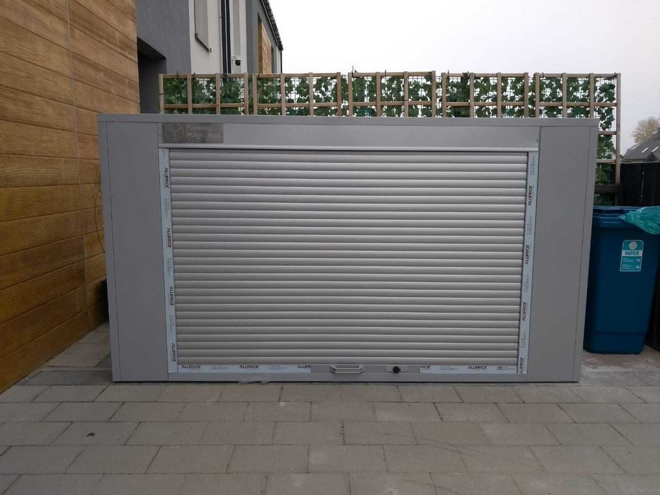 box garażowy, na rower, szafa garażowa, przechowywanie roweru