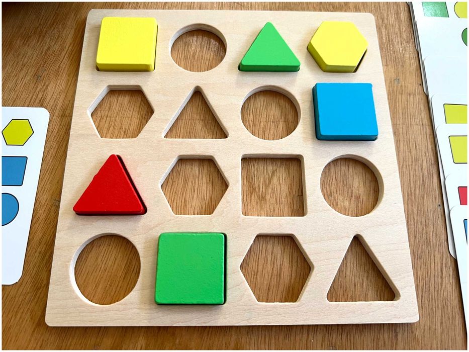 Jogo de Madeira - Formas Geométricas