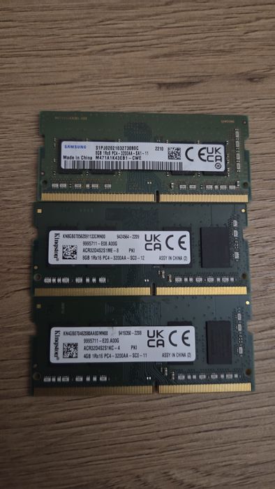 Pamięć RAM SODIMM DDR4 2x8Gb + 1x4Gb
