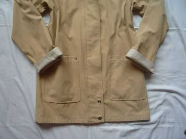Kurtka 40/L 42/XL Dwustronna Beżowa Lekka Wiosenna
