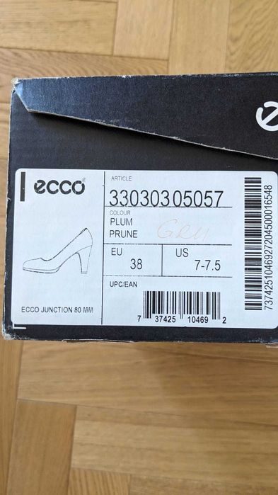 Ecco czółenka damskie r. 38