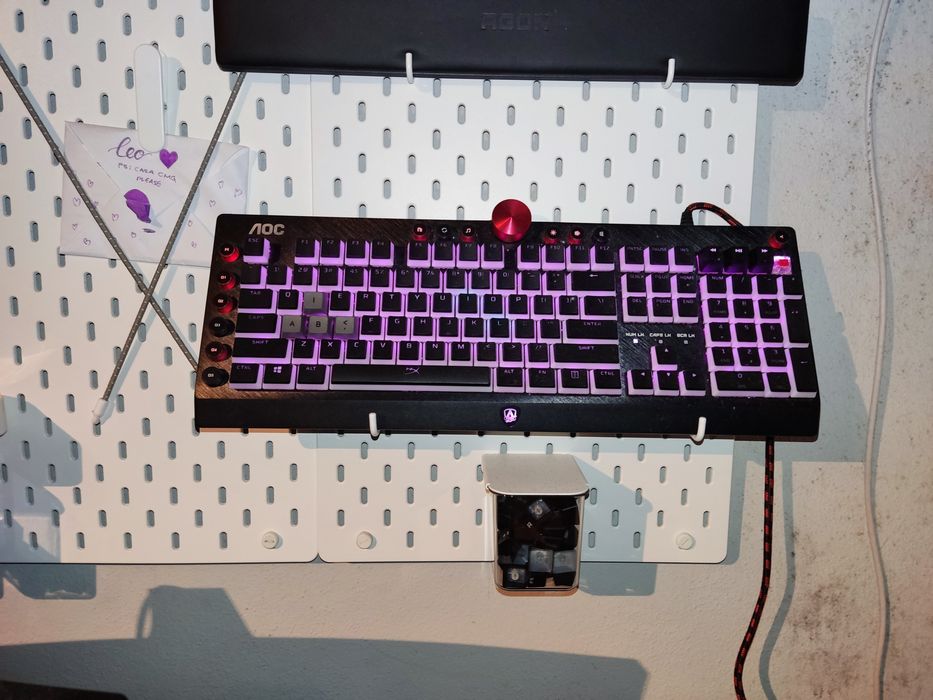 Teclado mecânico aoc mx red