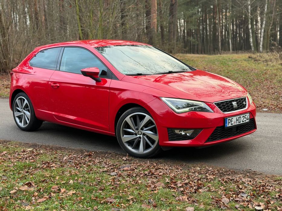 Seat Leon FR SC 2.0 TDI 184KM DSG 1 właściciel Bezwypadkowy Full Led Skóra PDC