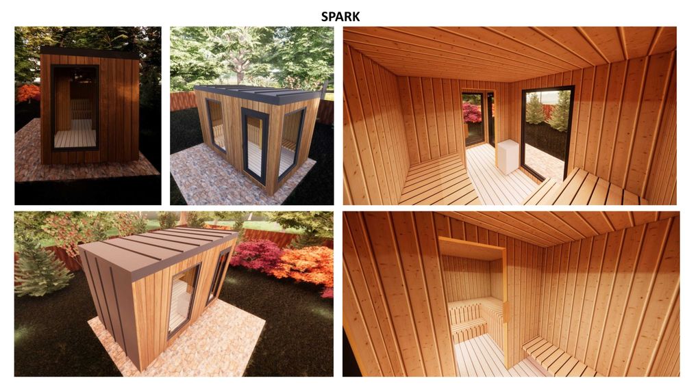 Sauna modułowa SPARK
