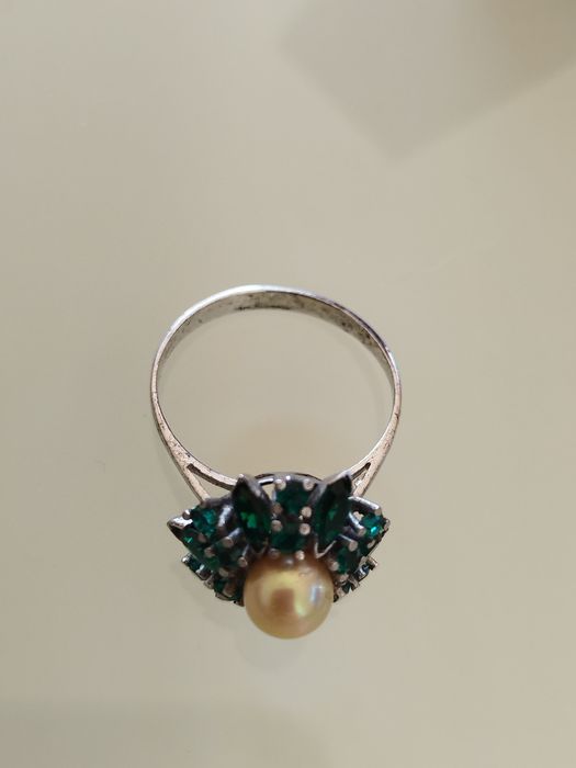 lindo anel de prata vintage