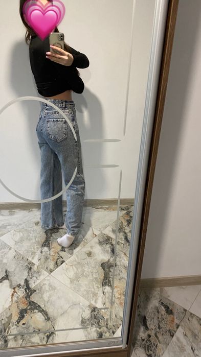 Сині джинси кльош