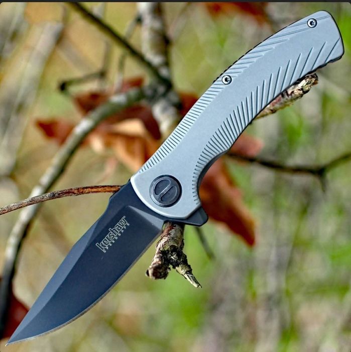 Kershaw Seguin 3490, складний ніж для щоденного використання, цільнометалевий карманий лом ,фліппер з асистентом відкриття SpeedSafe