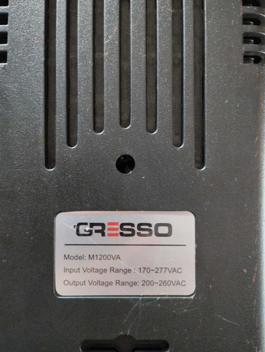 Стабілізатори Gresso M1200VA