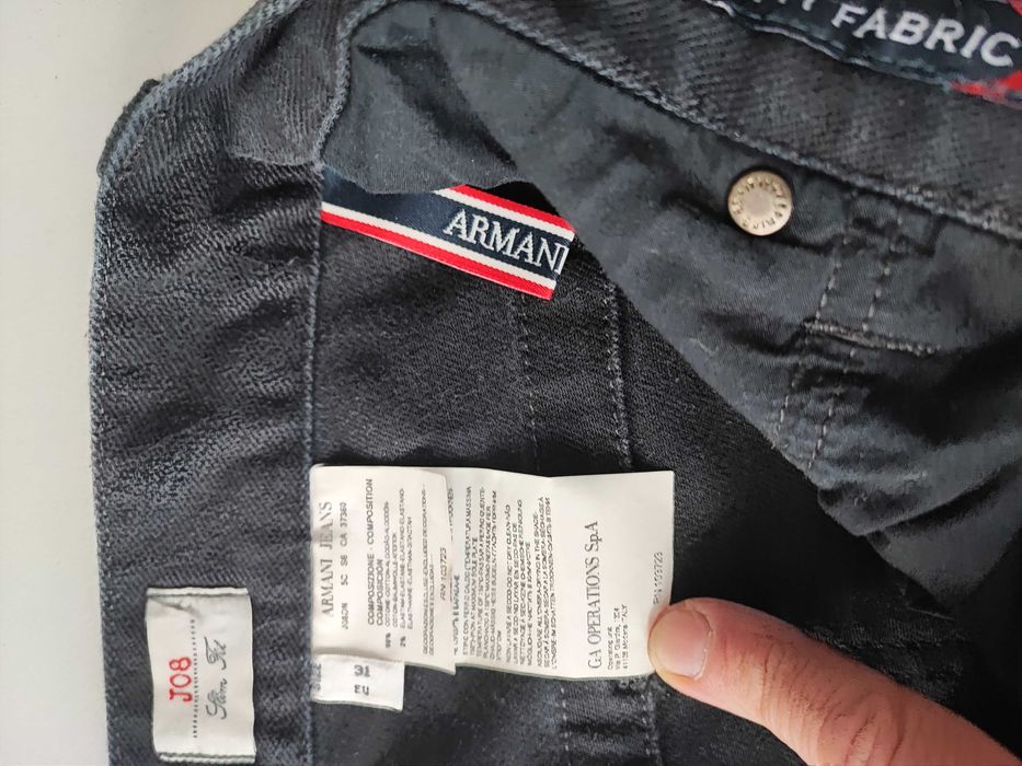 Spodnie jeans Armani