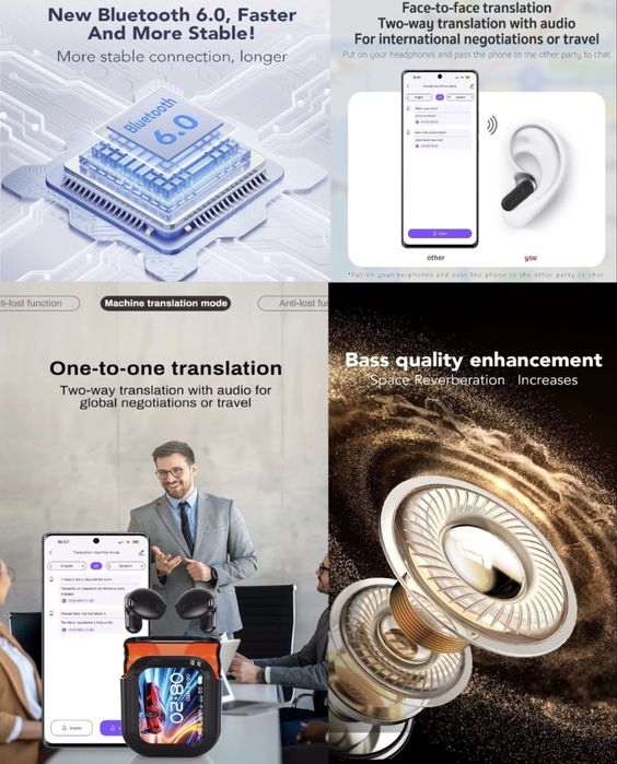 Бездротові навушники HTC NE20 white (білі)