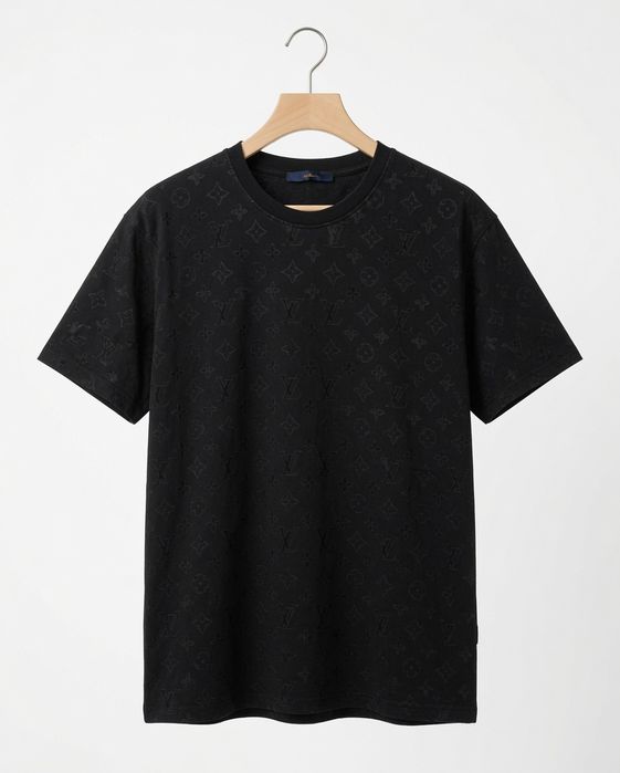 Koszulka Czarna z nadrukiem LV LOUIS VUITTON Rozmiar XL Monogram Męska
