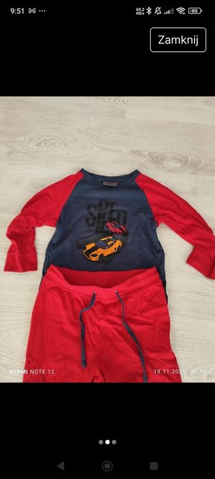 Piżama chłopięca 110