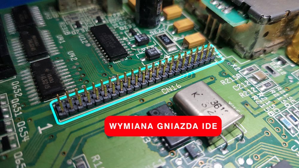 Serwis i wymiana kondensatorów ReCap Amiga 1200, 600, 500, CDTV CD32