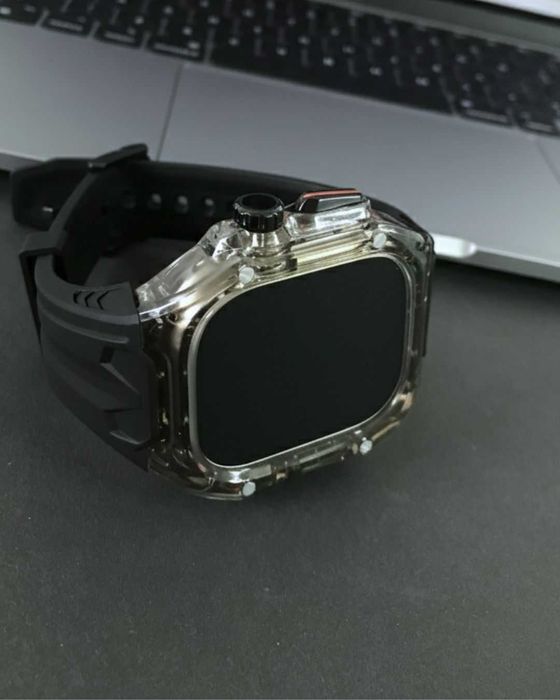 Czarny Case / Obudowa + Pasek do Apple Watch Ultra 1 i 2 (49mm)