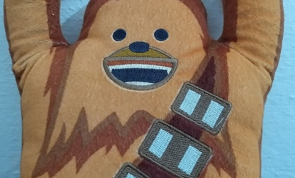 Chewbacca da Guerra das Estrelas.