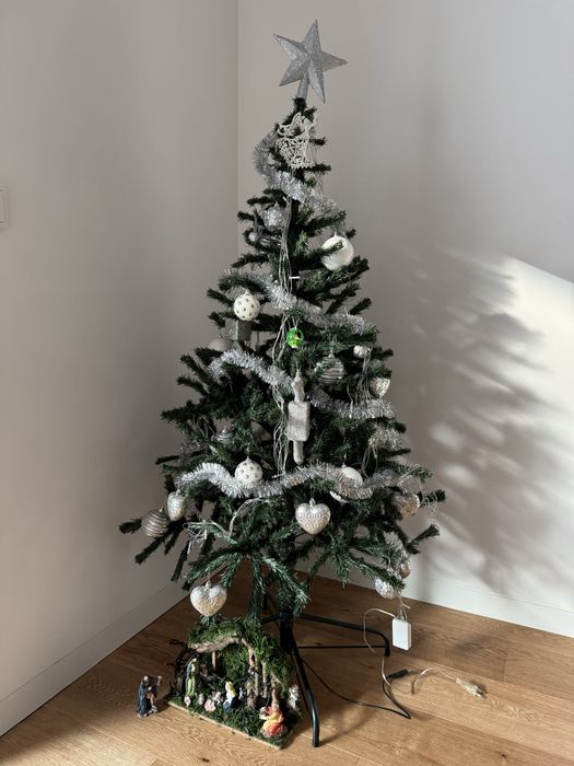 Arvore de Natal em Excelente Estado 150cm